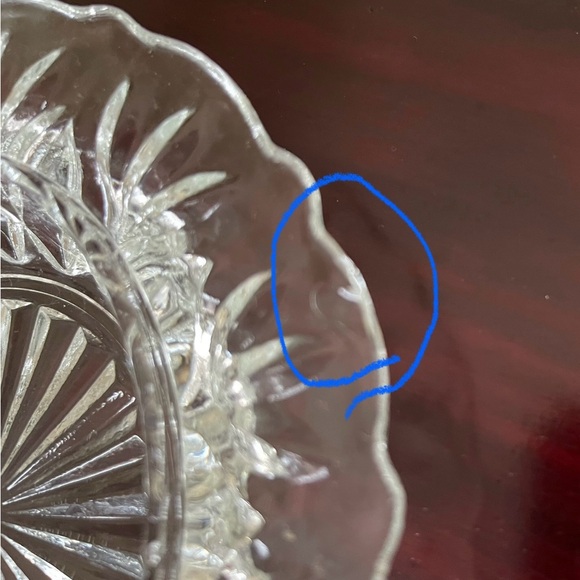 Vintage Anchor Hocking Clear Prescut Glass Round Dome Butter Dish - Picture 7 of 11